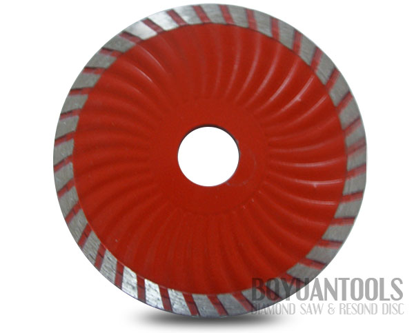 Cold pressed turbo  rim universal stone saw 