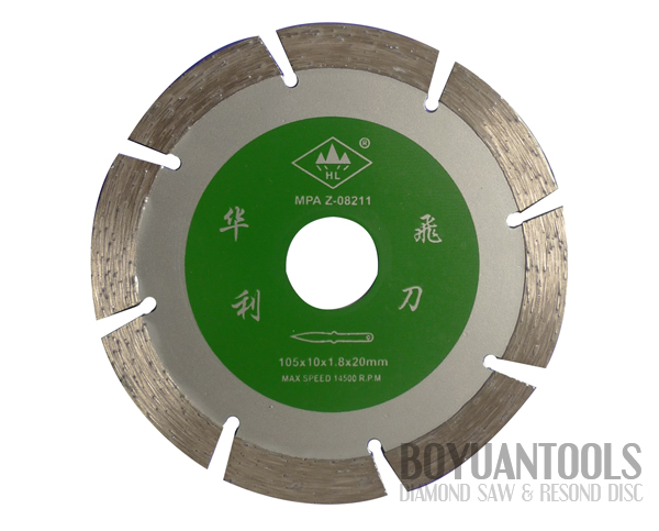 Special Big-segment rim universal stone  saw blade 