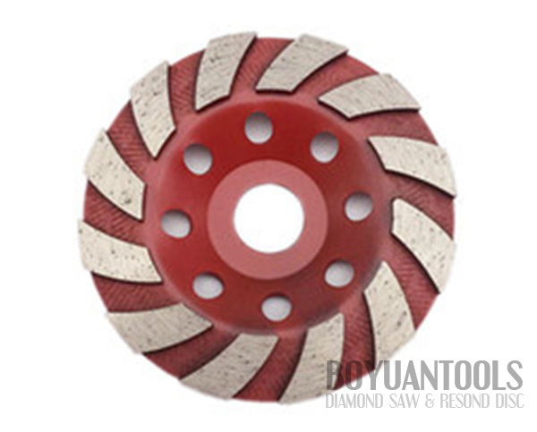Diamond fan grinding wheels     
