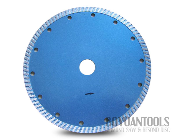 Cold pressed turbo  rim universal stone saw 