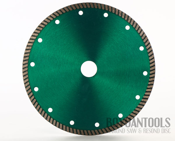 Hot pressed turbo  rim concrete saw 