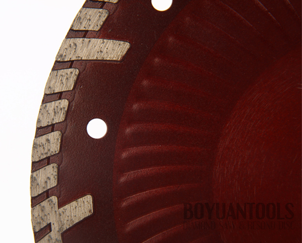 Special Deep-turbo rim concrete saw blade