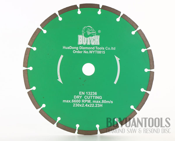 Cold pressed Segmented rim  universal stone saw 