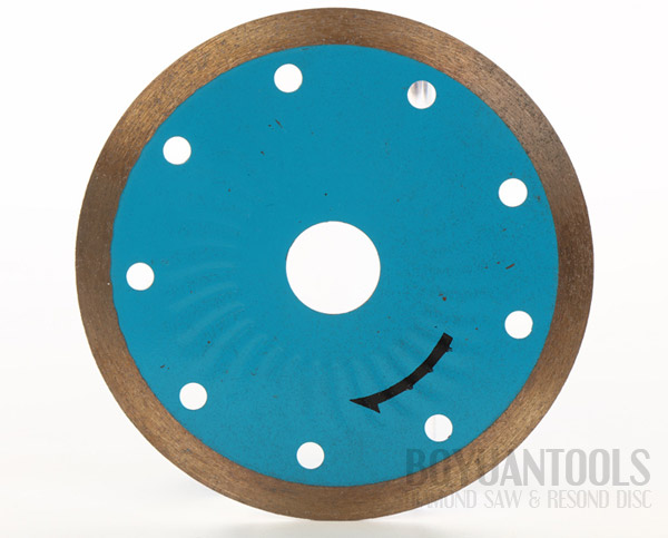 Cold pressed contitinue rim ceramic saw