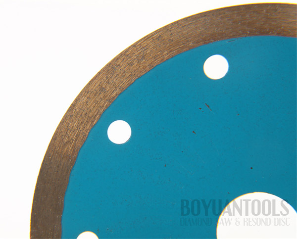 Cold pressed contitinue rim ceramic saw