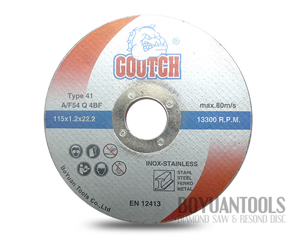 Cutting disc for stainless steel 